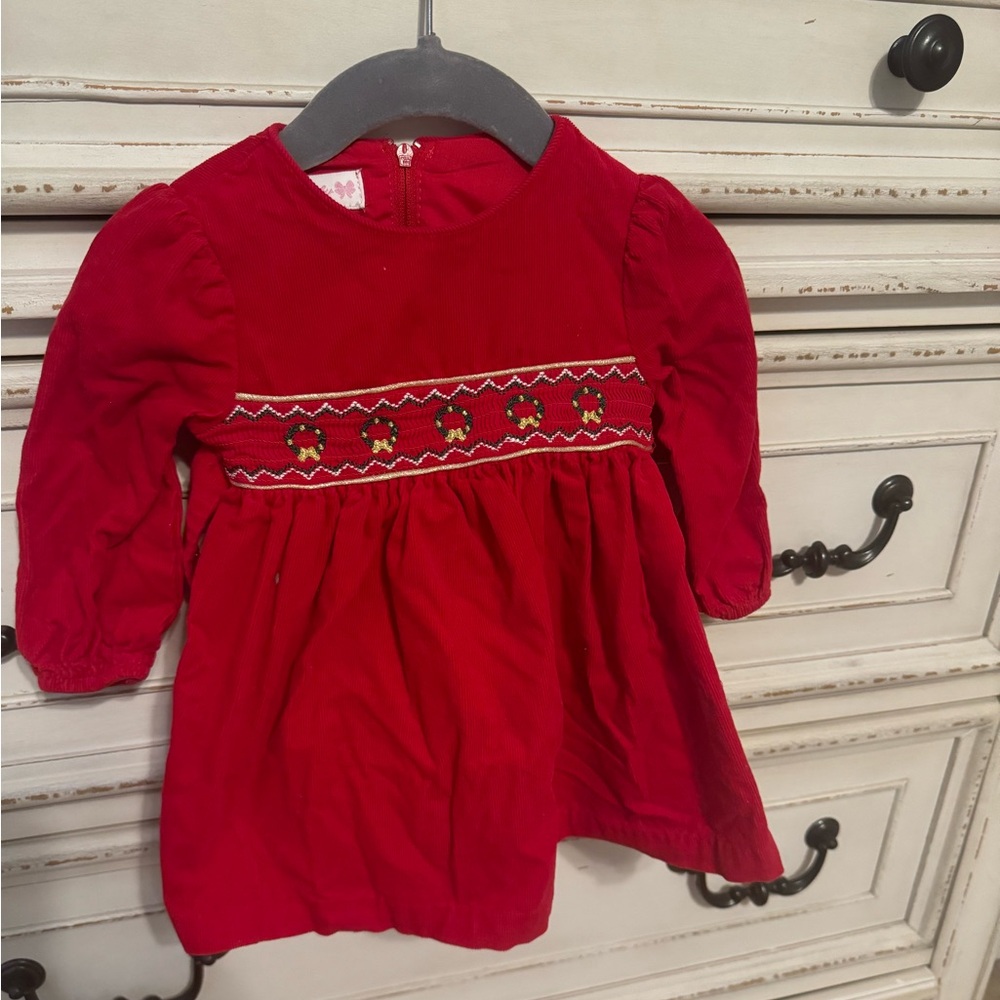 Long sleeve Infant Christmas Dress
